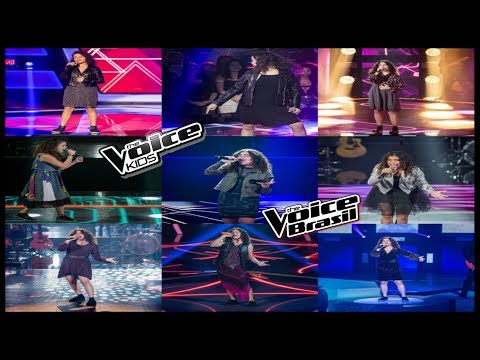 LÚCIA MUNIZ - trajetória The Voice Kids & The Voice Brasil