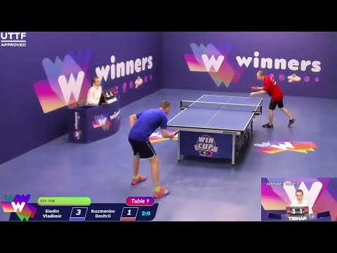 WINners CUP table 1 08.01 Siedin Vladimir - Kuzmenko Dmitrii 17:00