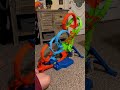 Testing out the Hotwheels 4 loop crash track