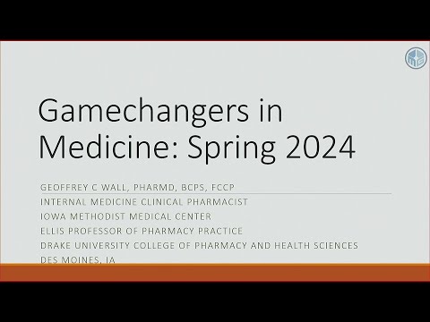 Gamechangers in Medicine 5/1/24