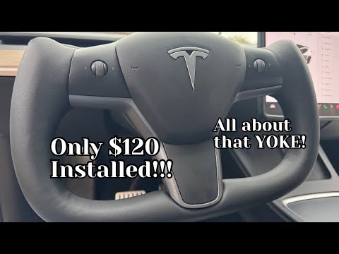 How to install Tesla Model Y/3 Yoke Steering Wheel | Step by Step Tutorial ZimaBlue Steering Wheel