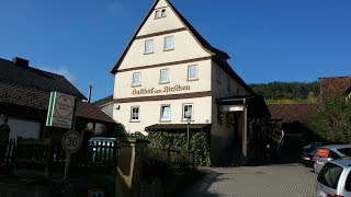 preview picture of video 'Essen in Franken  Zum Hirschen  in  Wirmsthal'