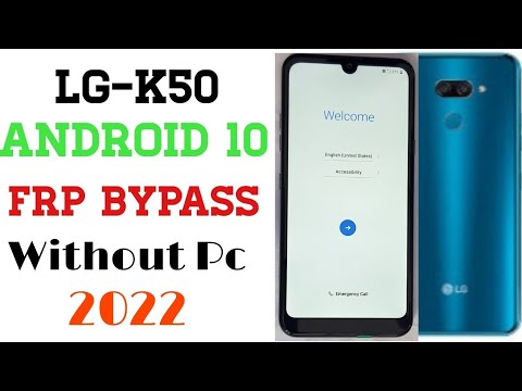LG-K50 Frp bypass Android 10 // Haw to bypass Lg k50 Google account new security, without pc *2022