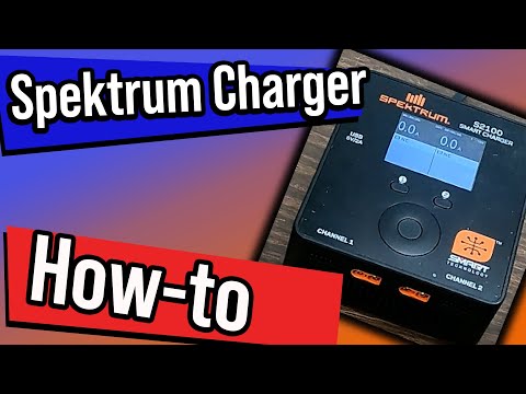 How to set up and use a Spektrum charger.