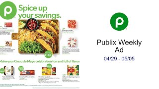 Publix Weekly Ad 04/29 - 05/05