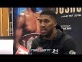 ANTHONY JOSHUA GIVES DEONTAY WILDER PROPS "HES A GOOD FIGHTER, HES CHAMPION FOR A REASON!"