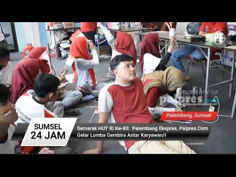 Palembang Ekspres Gelar Lomba Gembira Antar Karyawan/i