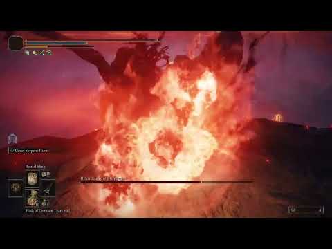 ELDEN RING, Rkyard, God-devouring Serpent Out of bounds cheese, only legit cheese