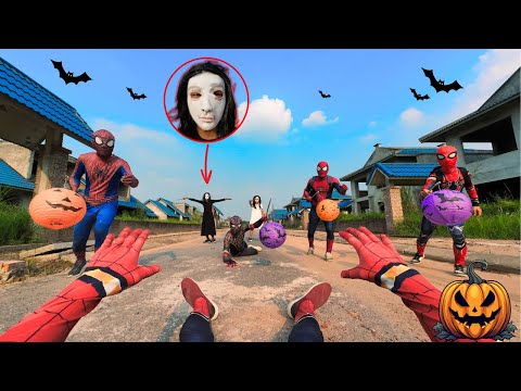 When Red Spider-Man Got TROLLED at the HALLOWEEN PARTY | Serbian Dancing Lady Behind It All ( POV )