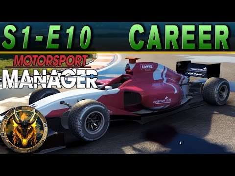 Motorsport Manager PC Career Mode S1E10 - HE'S GAINING ON US!