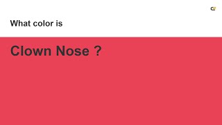 Clown Nose color #e94257 hex color - Red color - Cool color e94257