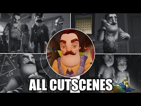 HELLO NEIGHBOR: Nicky's Diaries ALL CUTSCENES (FULL MOVIE)