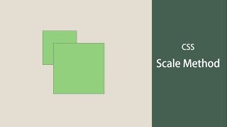 CSS Transforms | Scale Method | Zoom in or Zoom out div