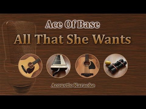 All That She Wants - Ace Of Base (Acoustic Karaoke)