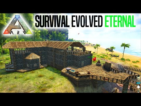 KÆMPE STARTER BASE! - ARK Survival Evolved Modded Eternal Dansk Ep 7