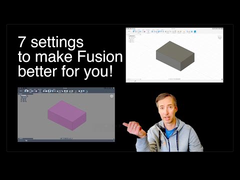 7 Fusion 360 settings to make your life easier!