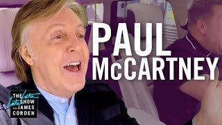 Paul McCartney, the legend, at Carpool Karaoke