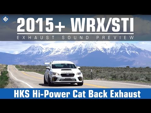 HKS Hi Power Cat Back Exhaust - 2015+ Subaru WRX/STI - Exhaust Video