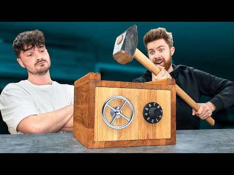 Unbreakable wooden safe with magnetic lock!