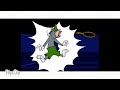 Tom And Jerry Powerhouse Bumper Blue And Black Dark Blue Background Tennis