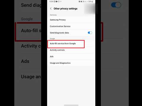 turn ON/OFF autofill with Google | autofill with Google ko off/on kaise kare | #shorts