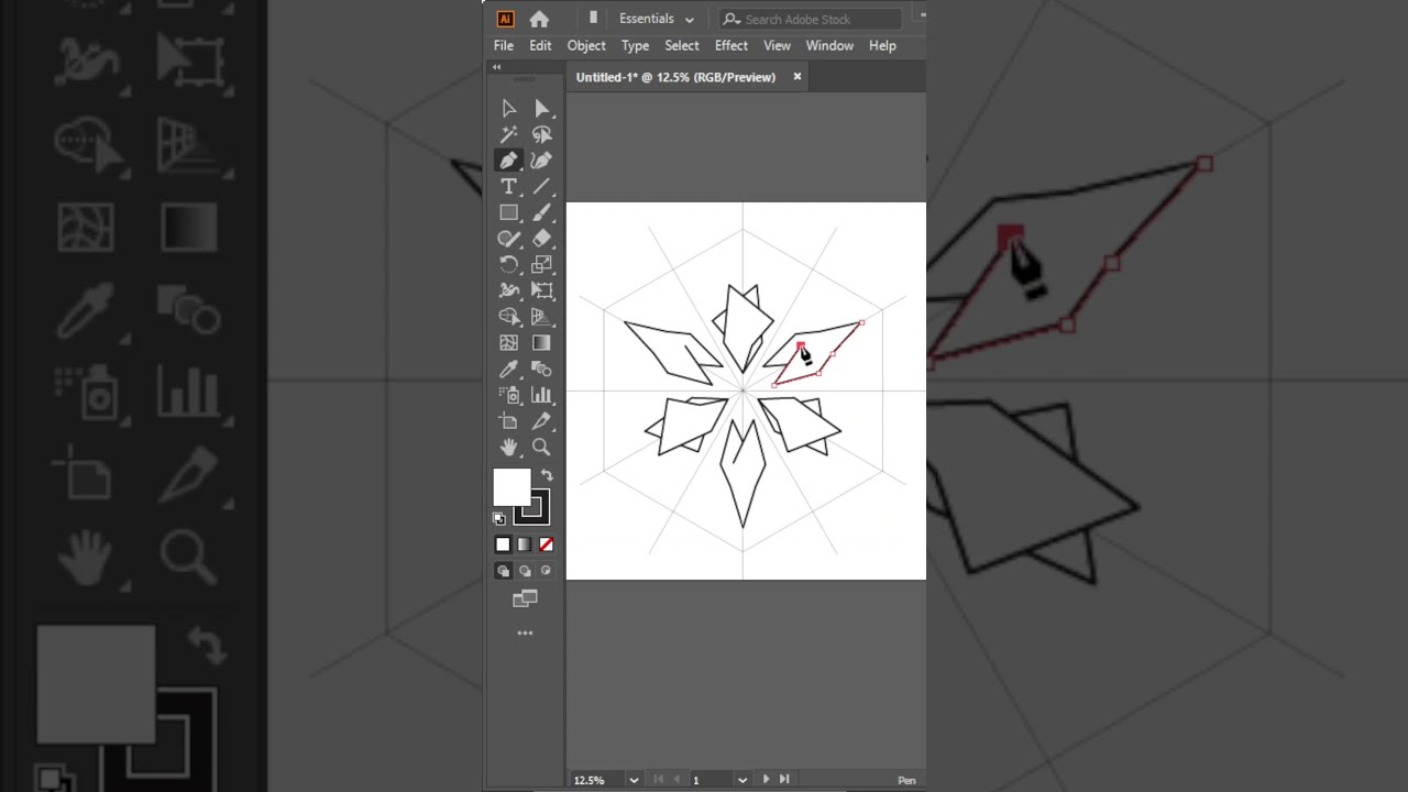 Creating Mesmerizing Abstract Geometric Patterns in Illustrator #geometricpatterns #abstractart