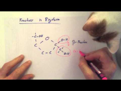 Fructose in der Ringform