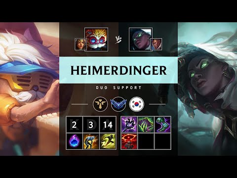 Heimerdinger Support vs Senna - KR Diamond Patch 25.17