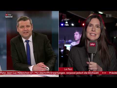 SRF News spezial: Präsidentschaftswahl Frankreich 2022  - 1. Wahlgang – Ergebnis 10.04.22