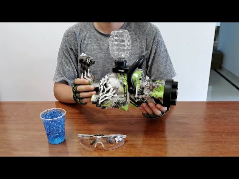M314 Gatling Gel Blaster Unboxing 2022 - Electric Splatter Ball Toy Gun