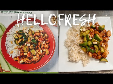 Ginger Chicken And Rice Bowl Hellofresh