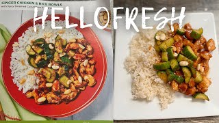 GINGER CHICKEN & RICE BOWLS| I DON'T KNOW ABOUT THIS ONE @HelloFreshUS  @KeepinUpWithCe #hellofresh