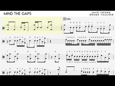 How to play Mind The Gaps on Drums - Rockschool Grade 8