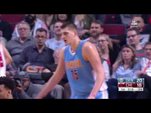 Nikola Jokic vs Chicago Bulls 28.02.2017 (19Pts)