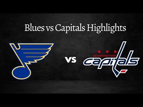 Capitals vs Blues Highlights   Jan 7 2022