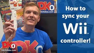 How to sync a Wiimote controller to a Wii