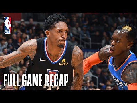 THUNDER vs CLIPPERS | Lou Williams Goes For 40 Points Off Bench | March 8, 2019