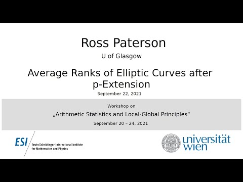 Ross Paterson - Average Ranks of Elliptic Curves after p-Extension