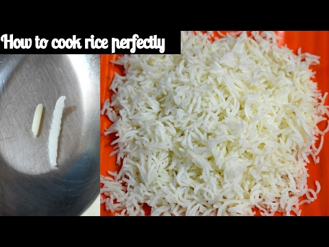 How to cook rice perfectly