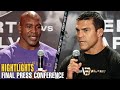 HIGHLIGHTS | EVANDER HOLYFIELD VS VITOR BELFORT FINAL PRESS CONFERENCE FEAT. DONALD TRUMP