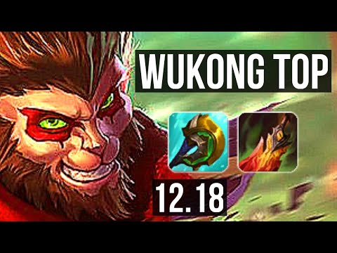 WUKONG vs AKALI (TOP) | 4.3M mastery, 1100+ games, Dominating | EUW Master | 12.18