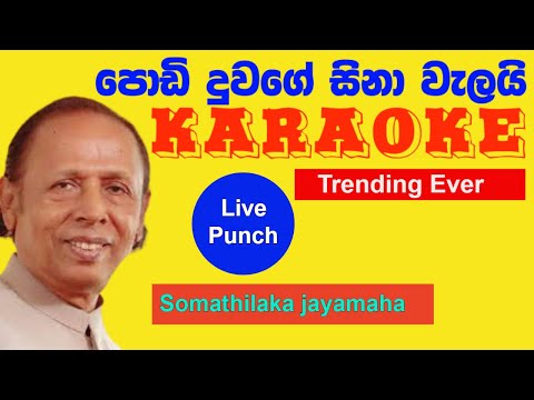 Podi duwage Sina welayi (පොඩි දුවගේ සිනා වැලයි ) KARAOKE