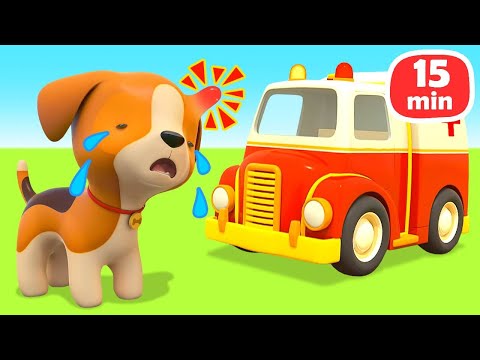 Lehrreiche Zeichentrickfilme! Die Helfer Autos – Rettungsaktion für Betonmischer! Sonderfolgen