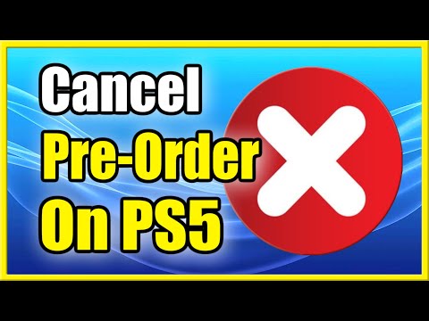 Playstation Store Cancel Pre Order