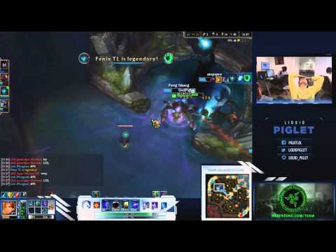 Piglet reports Doublelift after Aphromoo steals Baron - League of Legends