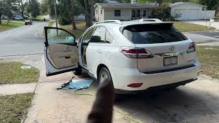 How to Open Wheel Well Liner to Clean on a Lexus RX 350