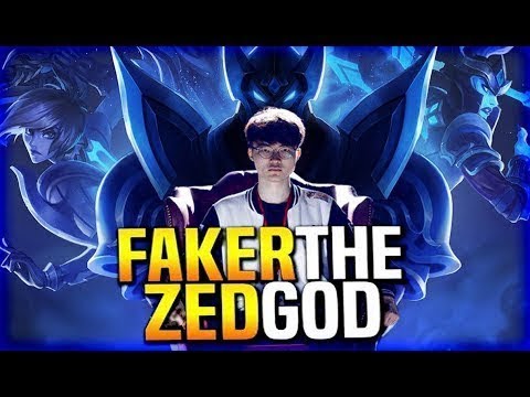 Faker Jogando de Zed Tiltando Todo Mundo | League of Legends
