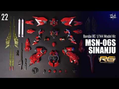 [FULL] SINANJU MSN-06S | Bandai RG Model Kit | Speed Build #ガンダム #ガンプラ