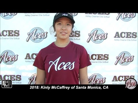2018 Kinly McCaffrey Pitcher and Third Base Softball Skills Video - Aces