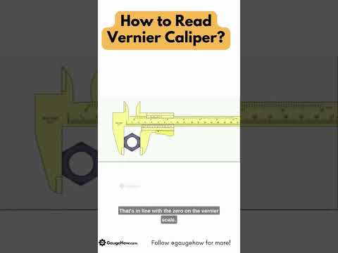 Easy Way to Read Vernier Caliper 👍 #engineering
